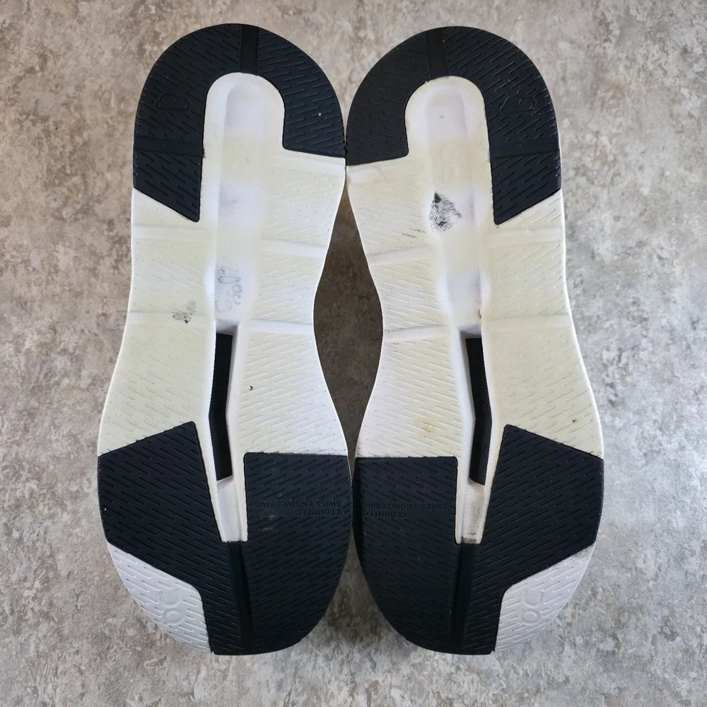On Cloudeasy Undyed White Black Mens 13 Running Sneakers Shoes